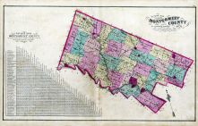 Montgomery County - Outline Map, Montgomery County 1877